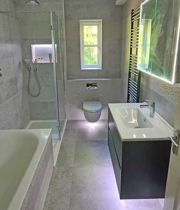 Design and installed by Lakeside Bathrooms